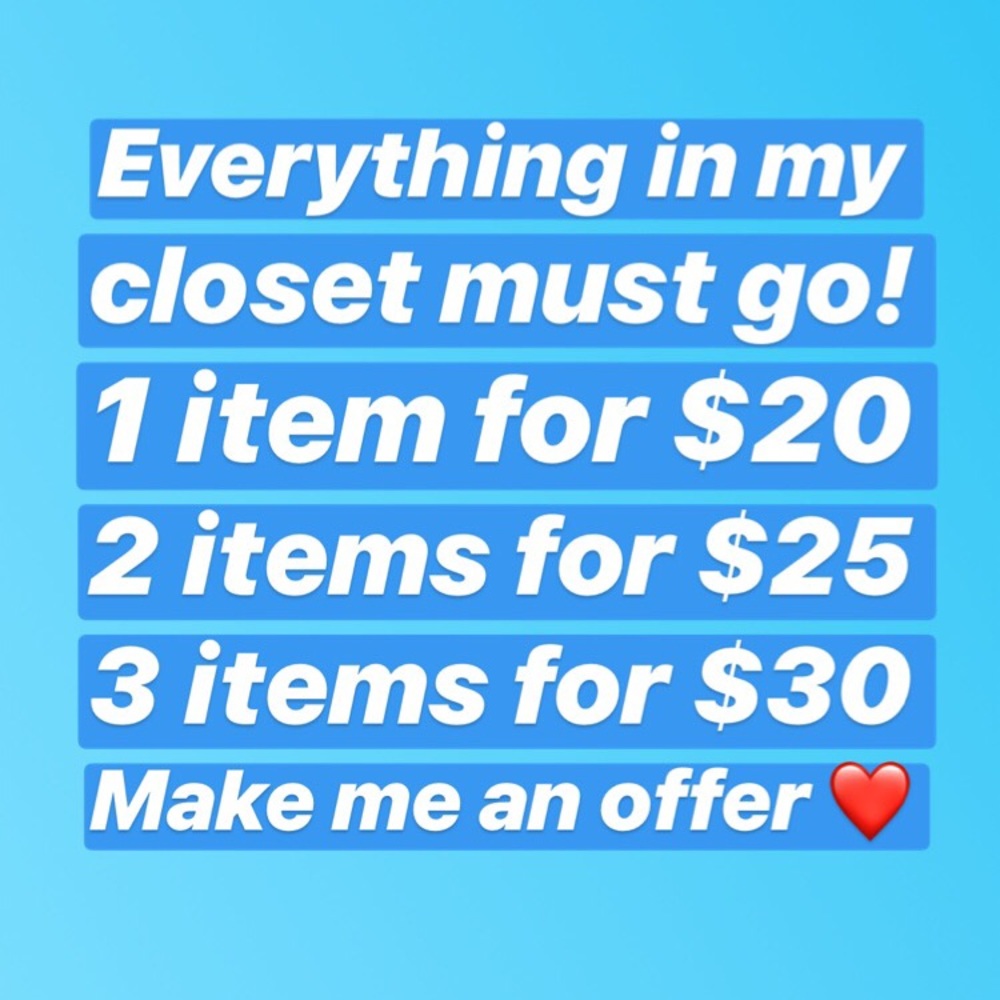 Everything has gotta GO!